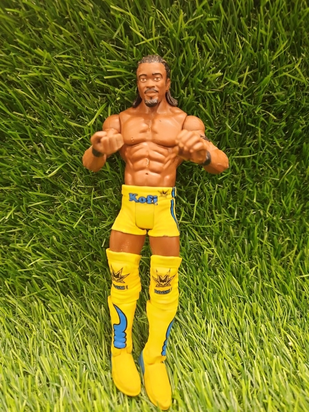 WWE Kofi Kingston Basic Battle Pack 20 WWF Action Figure New Day Read
