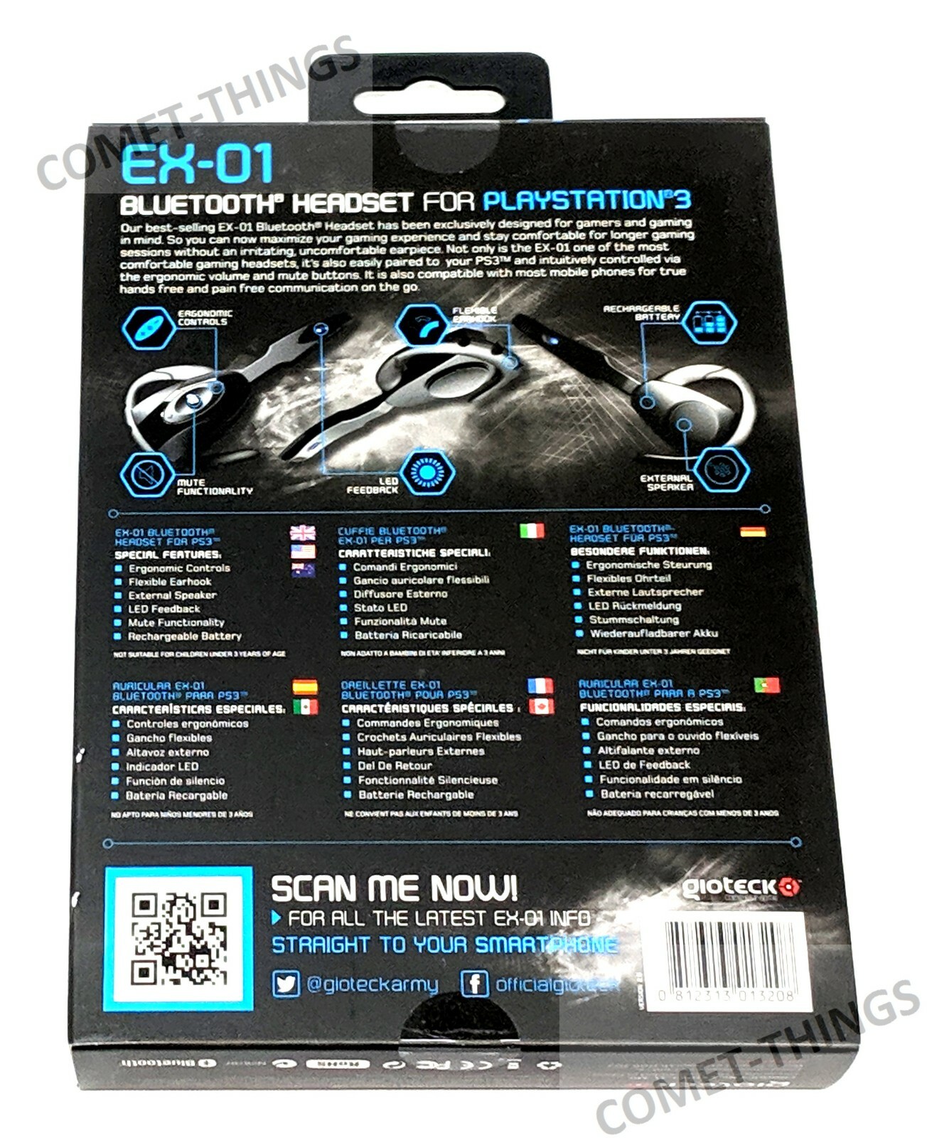 Gioteck PlayStation 3 - Super Slim купить в Америке, лот 143409170338