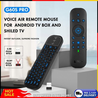 2.4G Backlight Remote Control 6-axis Gyroscope Air Mouse Dual Modes for Android