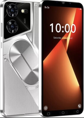 TryFirst Pova5Pro Silvery, 5'' IPS Display, Dual SIM, 16GB ROM, Face Unlock, WiFi