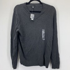 Alfani Mens Small V-neck Pullover Sweater Business Casual Preppy NEW