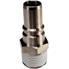 2 pc SMC CORPORATION KK3P-01MS Brass Pneumatic Quick Connect Coupling,R 1/8 Mal