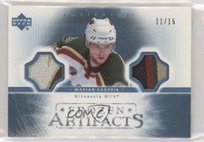 2005-06 Upper Deck Artifacts Frozen 11/15 Marian Gaborik #FPD-MG Dual Patch 1ci