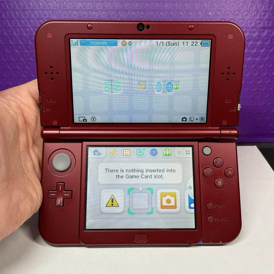 Top IPS "Nuevo" Nintendo 3DS XL 64GB Portátil Rojo Sistema Consola Caja Completa Foto 4 de 4