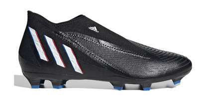 NEW adidas Predator Edge.3 FG Laceless Soccer Cleats Black Boots Men 7 Women 8