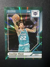 Vasilije Micic 2024-25 Panini Donruss Holo Green Lazer Charlotte Hornets # 162