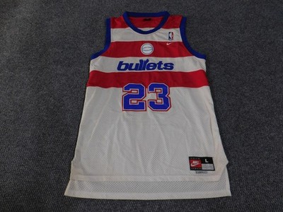 Vintage Washington Bullets Jersey Mens Large NBA Basketball Nike