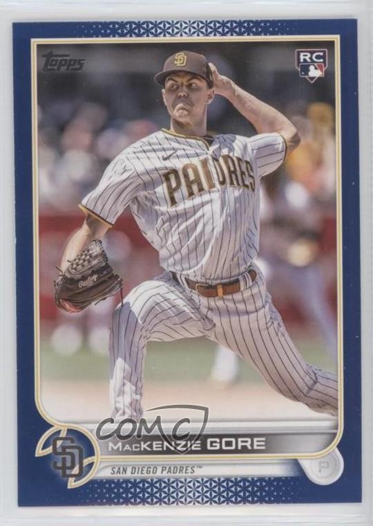 2022 Topps Update Royal Blue Mackenzie Gore #US81 0ft3