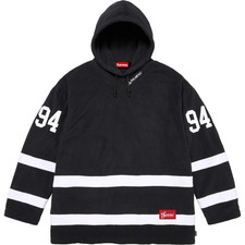 Supreme Polartec Hooded Hockey Jersey Navy Pink Black 3colors 25FW