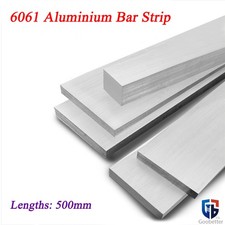 Aluminium Flat Bar Strip Plate Thickness 2mm-30mm grade 6061 Lengths 500mm