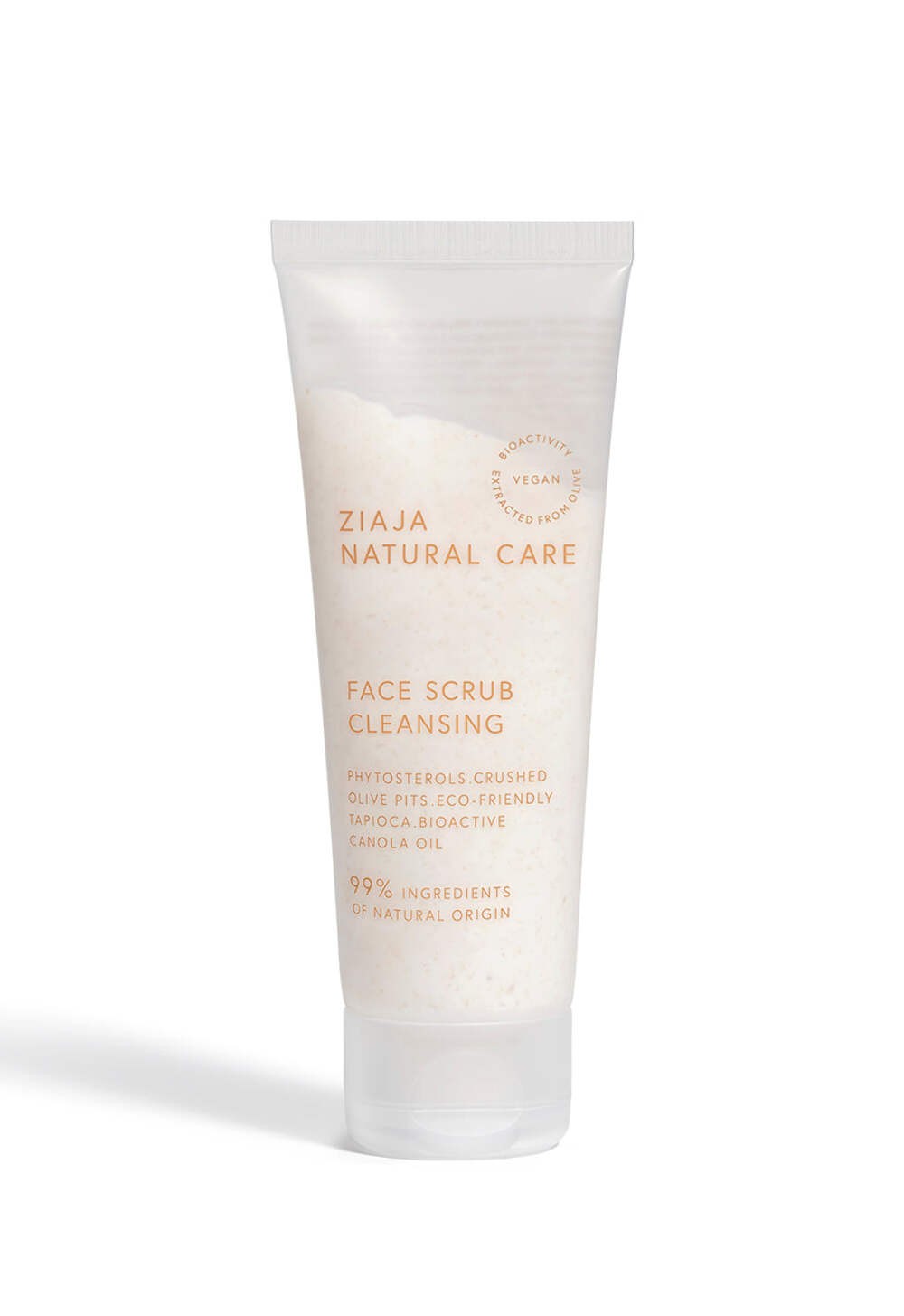 Ziaja Natural Care Gently Face Scrub All Skin Types Vegan 70ml - Image 2