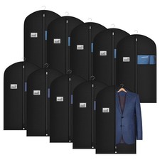 Univivi 10 Pack Suit Bags Garment Bag for Men Storage, 40-Inch Suit Bags for ...