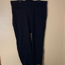 Nine West Black Stretch Pull-On Pants