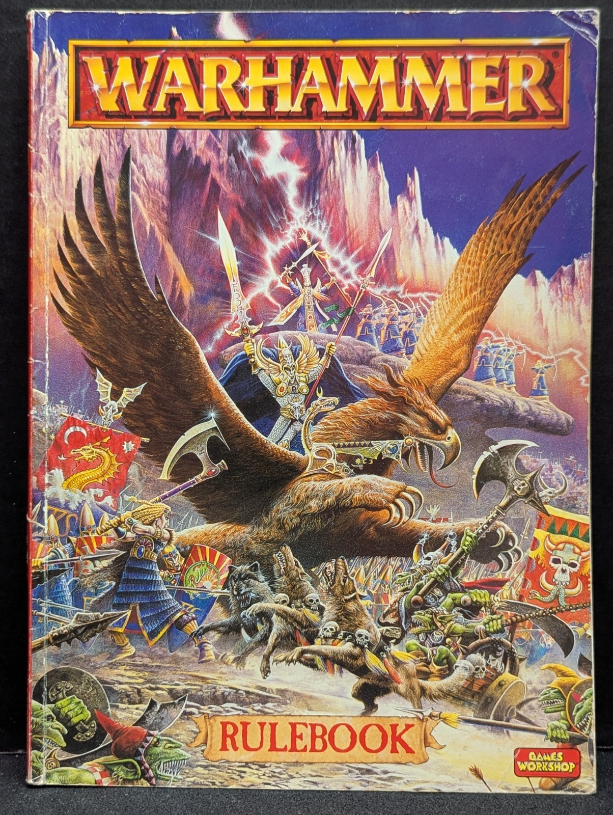 Warhammer Fantasy 105006 1996 Games Workshop Rule Book Vintage RPG