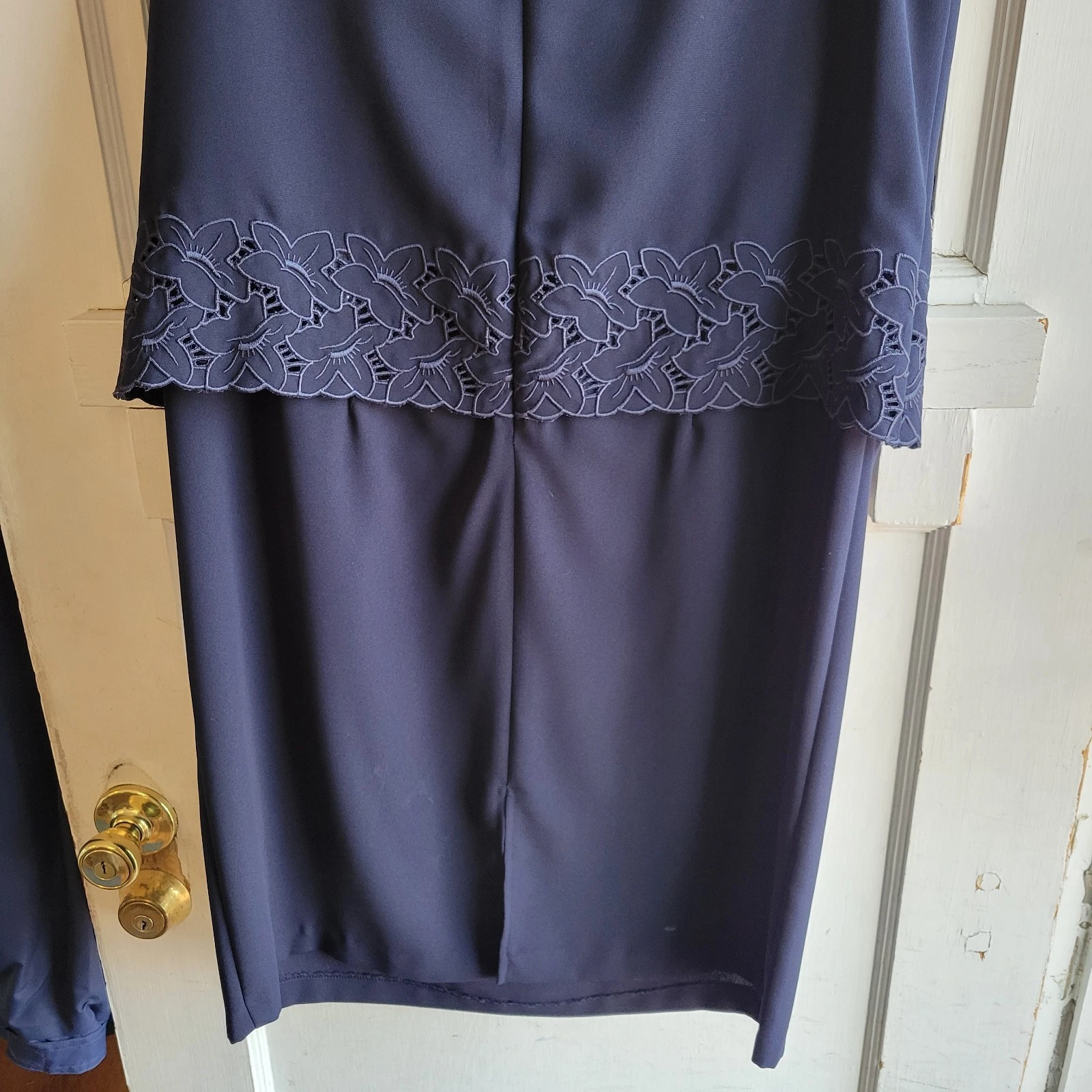 VETEMENTS Abito donna Perceptions by Irene B blu navy a strati senza maniche taglia 14