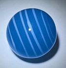 TRANSLUCENT BLUE CONTEMPORARY SHOOTER MARBLE. .778" #201 — photo 6