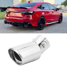 For Honda Civic Sport 3.9 Stainless Car Exhaust Pipe Tip Rear Tail Muffler Kit