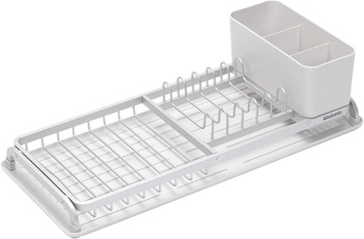 Brabantia Compact Dish Drying Rack, Light Gray