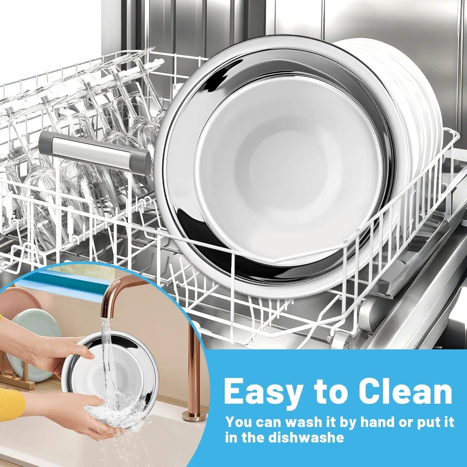 elzle Ciotole per Gatti in Acciaio Inossidabile 3 pezzi Ciotola in Metallo per - Immagine 4 di 4