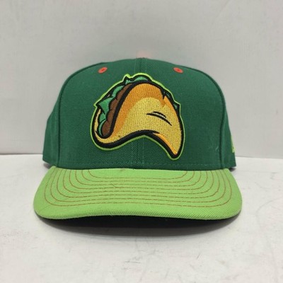 Fresno Grizzlies New Era 59fifty ''Taco'' Fitted Hat MiLB Baseball Cap Size 7 3/8