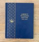 Walking Liberty Half Dollar Archival Whitman Album 1916 - 1940 #9423