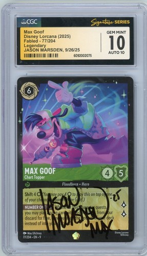 Max Goof - Chart Topper graded CGC 10 for sale on eBay