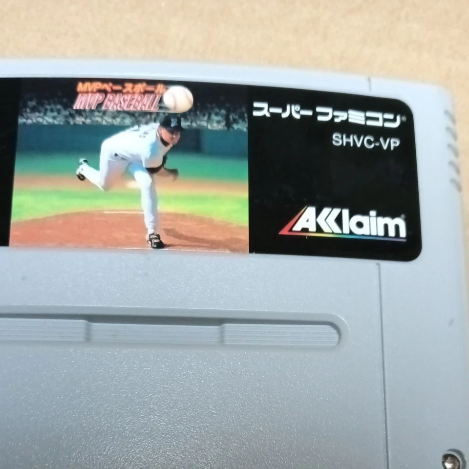 MVP BASEBALL Nintendo Super Famicom Japan Import Free shipping FedEx DHL Tested - Image 3 of 4