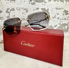 Brand New Cartier Sunglasses Ct 0466/S-001 Gold/Gradient Gray For Women