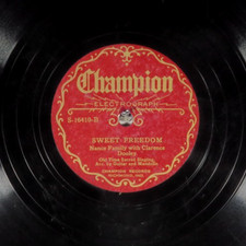 78 RPM - Nance Family with Clarence Dooley, Champion 16410, EE- Country - Gospel