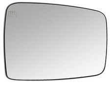 33244 Driver Side Heated Mirror Glass w/Backing Plate, Dodge Driver Side (LH)