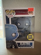 Funko Pop! Figura Marvel the Amazing Spider-Man 2: Electro #46 Brilla en la Oscuridad