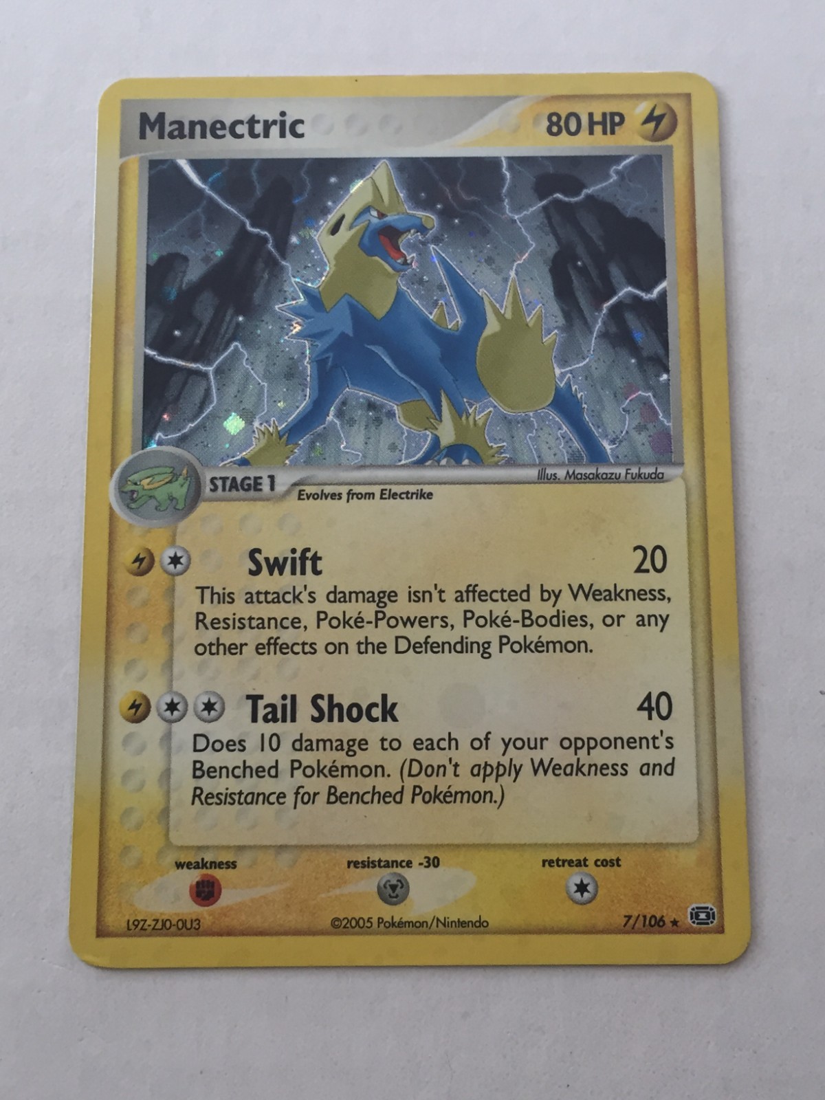Manectric 7/106 Emerald Holo NM