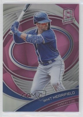 2021 Panini Spectra - Whit Merrifield #6 Neon Pink Prizm /40 for