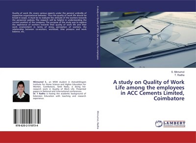 A study on Quality of Work Life among the employees in ACC Cements Limited,...