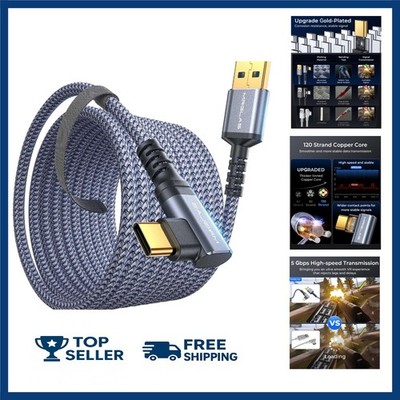 16 FT Link Cable Compatible with Oculus/Meta Quest 3/Quest 2/Pro Accessories ...