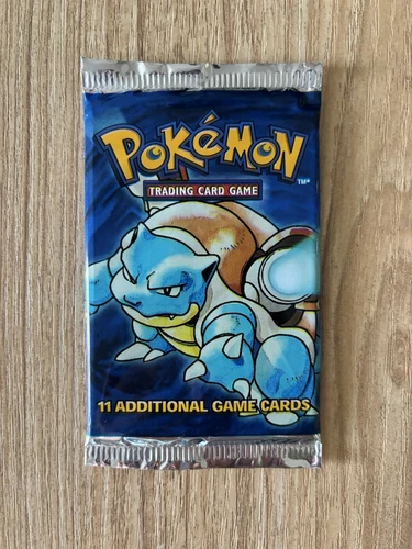 Pokemon Base Set Booster Pack 1999 Factory Sealed Brand New - Blastoise Artwork