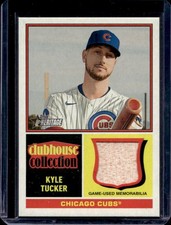 2025 Topps Heritage High Number Kyle Tucker Clubhouse Relics Bat #CCR-KT