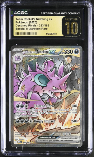 Team Rocket's Nidoking ex graded CGC 10 for sale on eBay