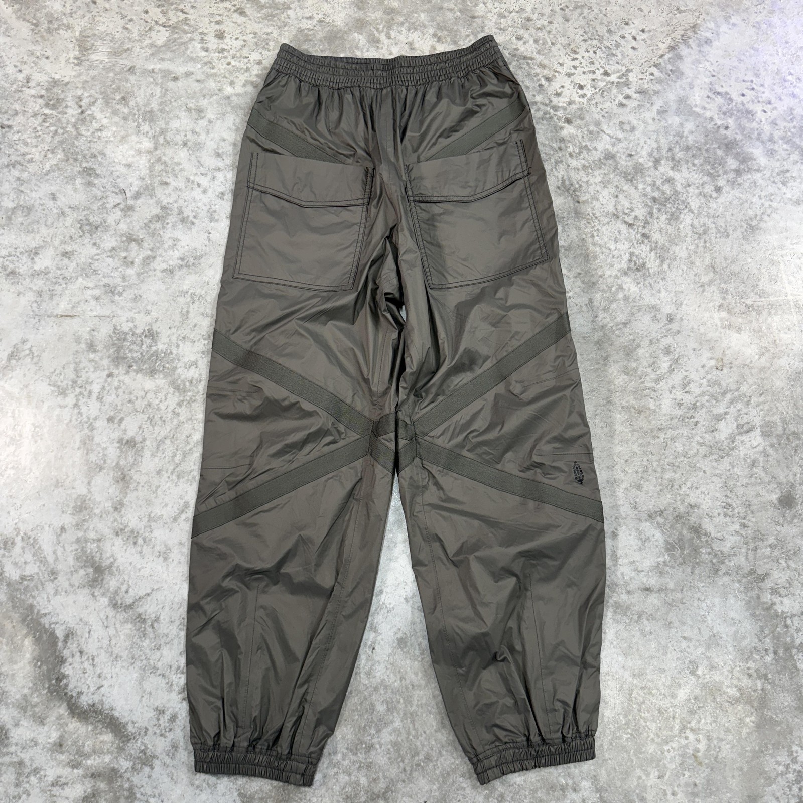FP Movement Pants Womens Large Windbreaker Track Outdoor Elastic Cargo Pockets