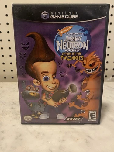 Jimmy Neutron Attack of the Twonkies Nintendo Gamecube, 2004 Tested. With Manual