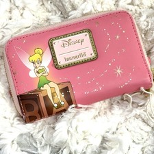 Cartera Disney Loungefly Peter Pan You Can Fly 70 Aniversario Cremallera Alrededor NUEVA