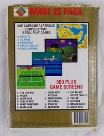 H.E.S. Maxi-15 Pack Nintendo NES Game Cartridge 15 Games in One