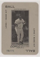 2005 Donruss Throwback Threads Ball Long 1 Base Hit 8/15 David Ortiz HOF 6i2