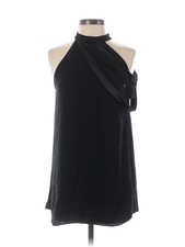 Halston Heritage Women Black Cocktail Dress S