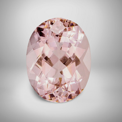 Morganite Oval Cut Gemstone 2 Cts - 9x7 mm Calibrated Loose Gem #