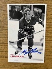 Guy Lafleur Signed & Autograph card