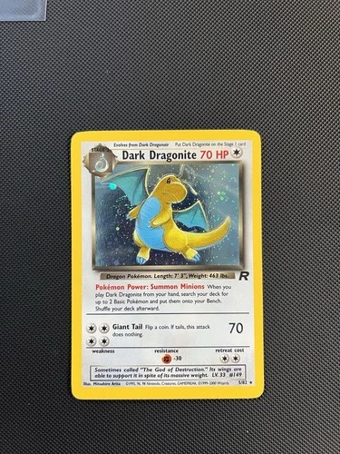 Pokémon TCG Dark Dragonite Holo