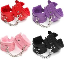 Leather Black Pink Ankle Strap Wrist Cuff Fitness Leg Exercise Adjustable Lockin