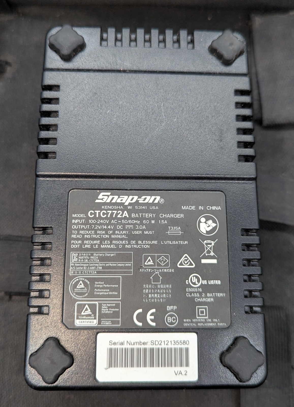 Snap-on ct761 14.4V MicroLithium Impact Wrench x2 Kit w/ 2x CTB8172 + CTC772A image 9