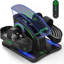 FOUSAE Under Desk Elliptical Machine – 2-in-1 Electric Leg Exerciser with Remote